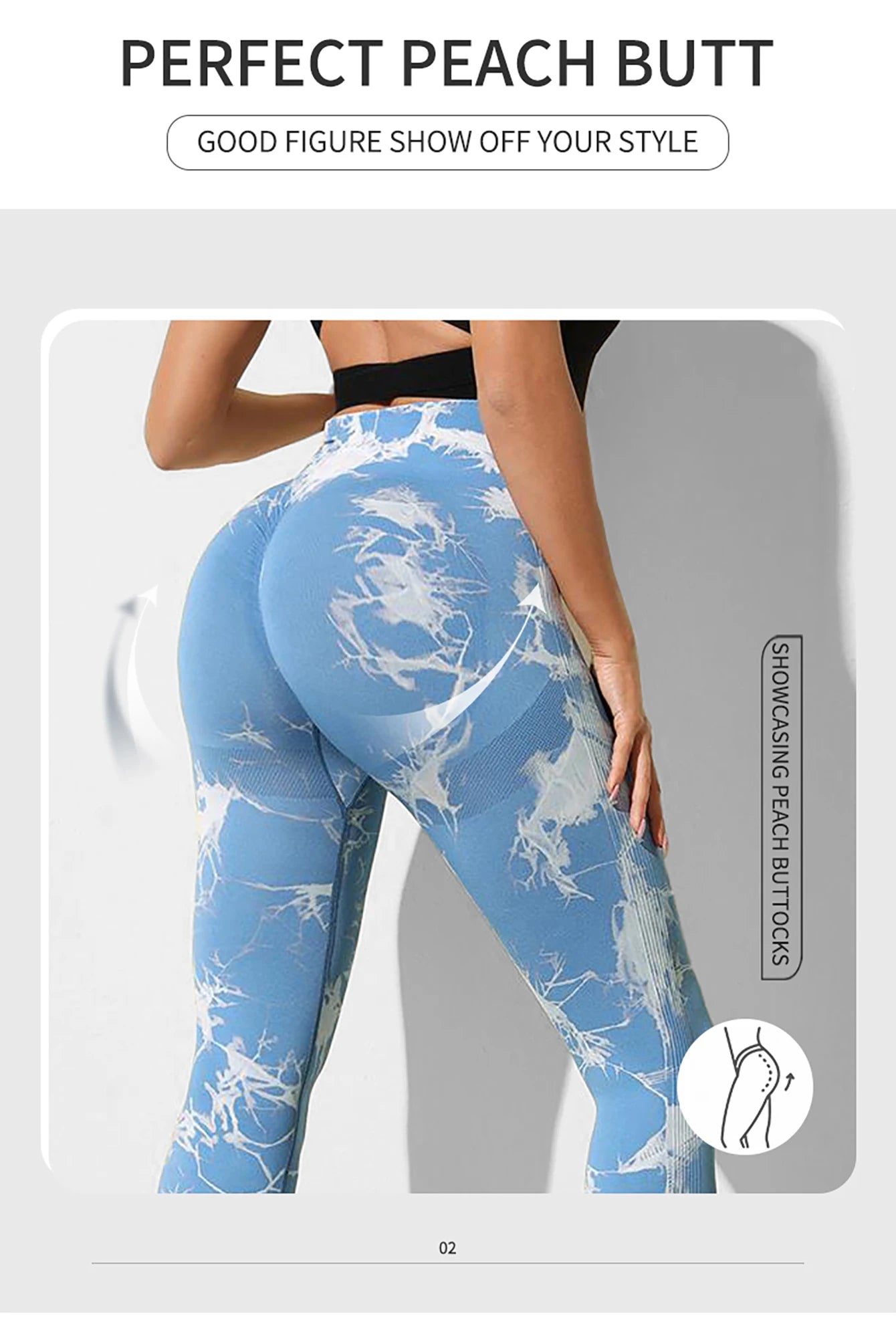 High-Waist Push-Up Gym Tights